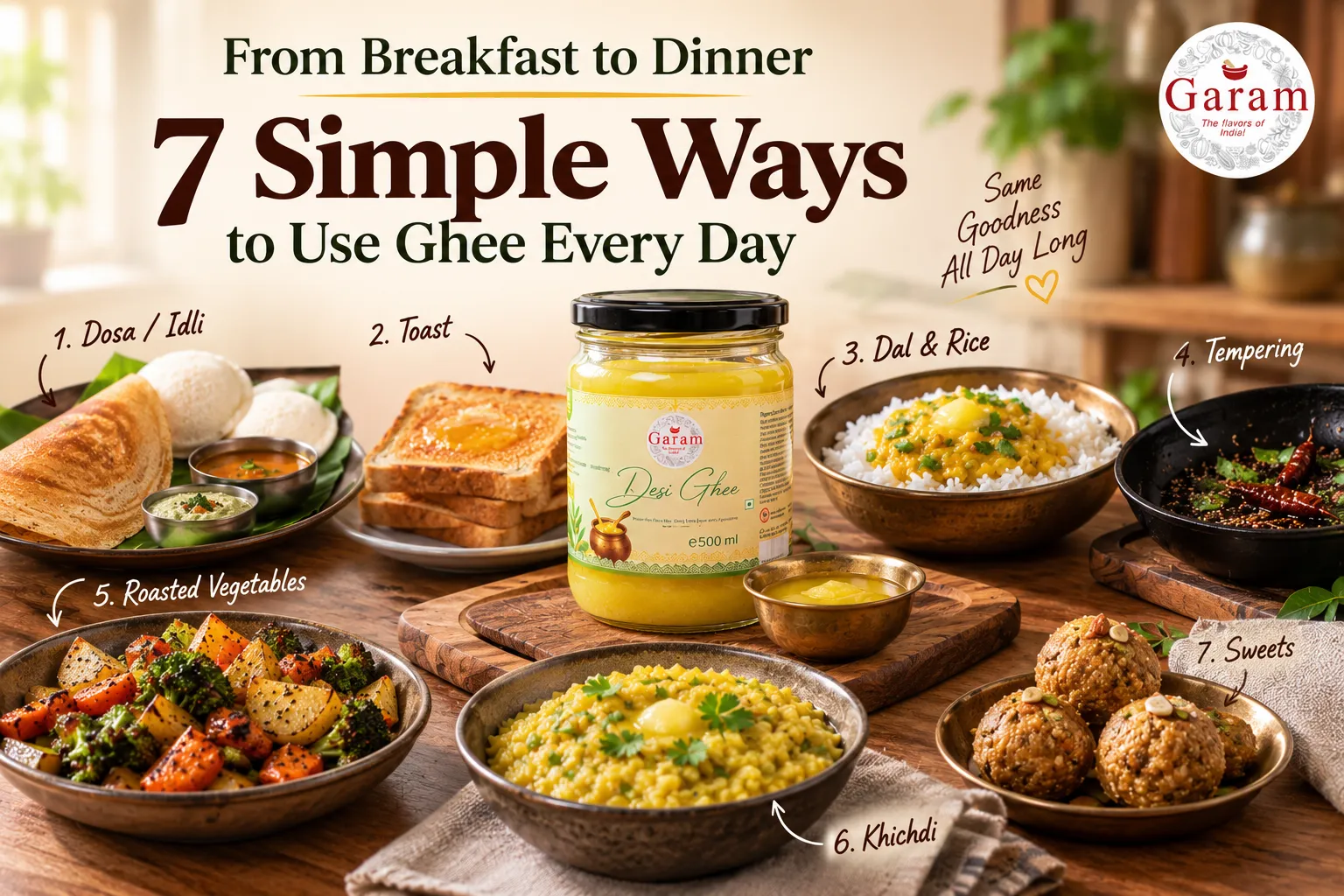 Everyday Uses of Ghee_Desi Ghee_Garam Foods