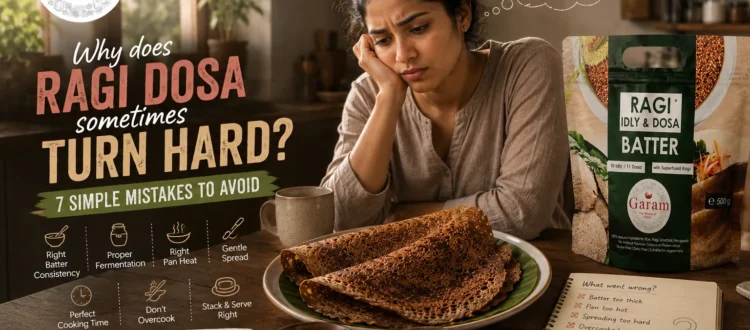 GaramFoods _ Make Soft and Crispy Ragi Dosa