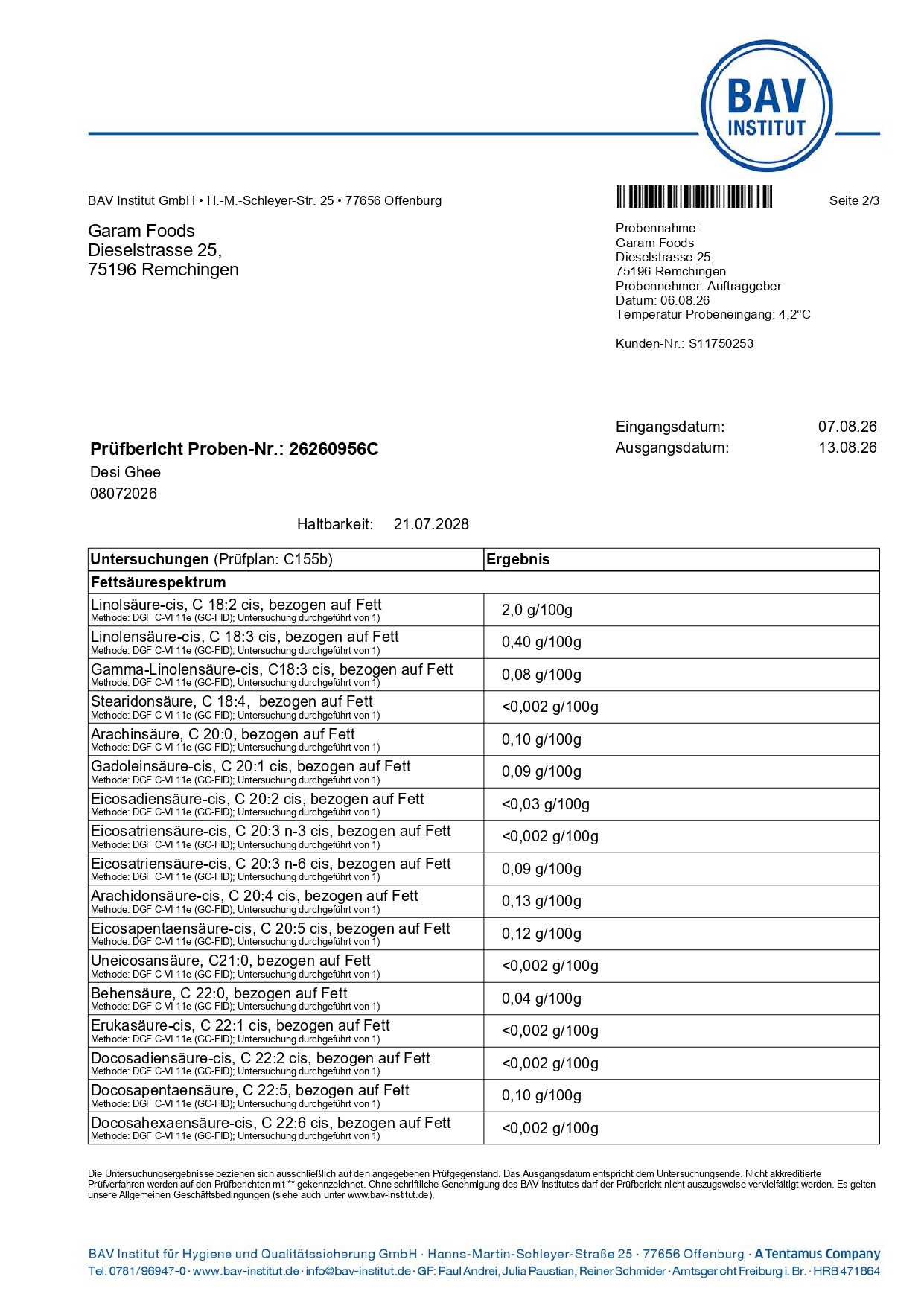 S11750253_Garam-Foods_26260956_Desi-Ghee_Prüfbericht_page-0002