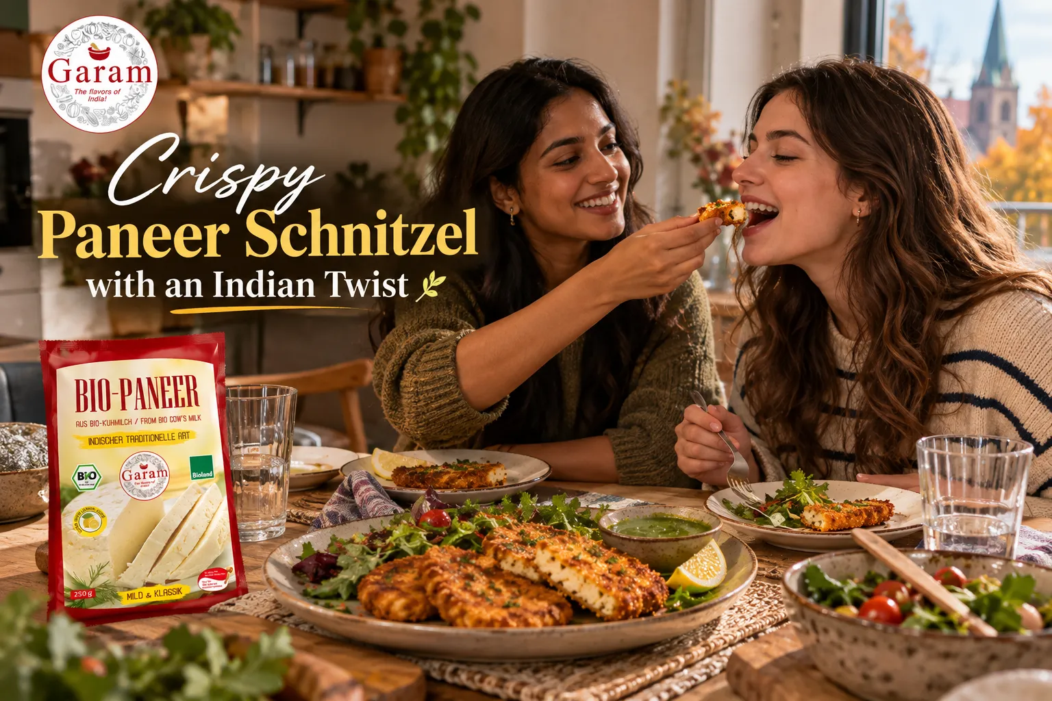 Crispy Paneer Schnitzel _Garam Foods